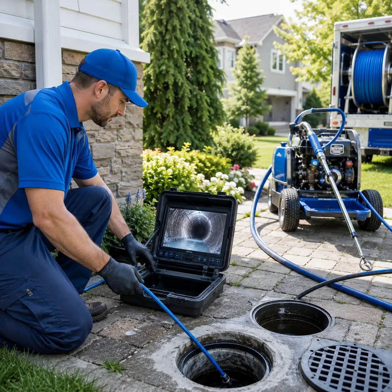 Outdoor drain cleaning professionals serving Grafton, ND